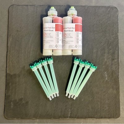 Set of 1 panel 45x45 (3mm) + 2 adhesive cartridges + 8 nozzles