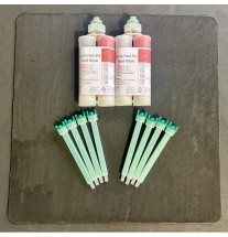 Set of 1 panel 45x45 (3mm) + 2 adhesive cartridges + 8 nozzles